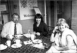 Left to right: John Beckett, Haidee Jackson, Janice Avery.