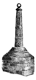 Sketch of the Saxon cross at Stapleford