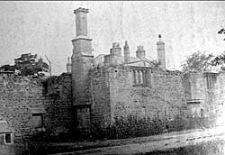 Photo 1880 of exterior north and west walls. Manuscripts & Special Collections, University of Nottingham.