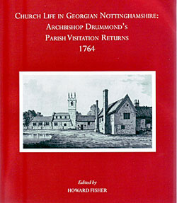 Cover of Archbishop Drummond's Parish Visitation Returns, 1764
