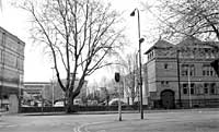 The factory site in April 2013. Photo by Paul Malon.