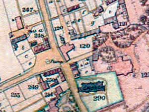 1863 Survey Map of Wollaton 