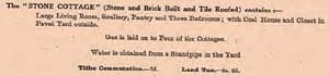 Extract from sale catalogue